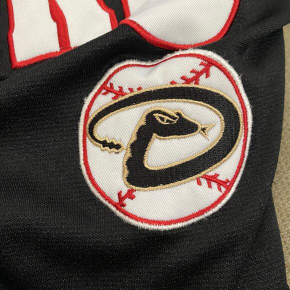 Arizona Diamondbacks jersey Dynasty size large black red - Picture 10 of 10